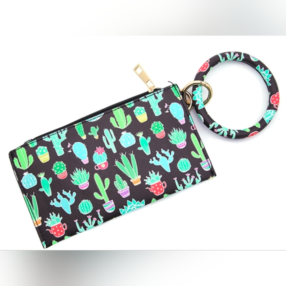 Wrist wallet bijorca cactus black Brand New
